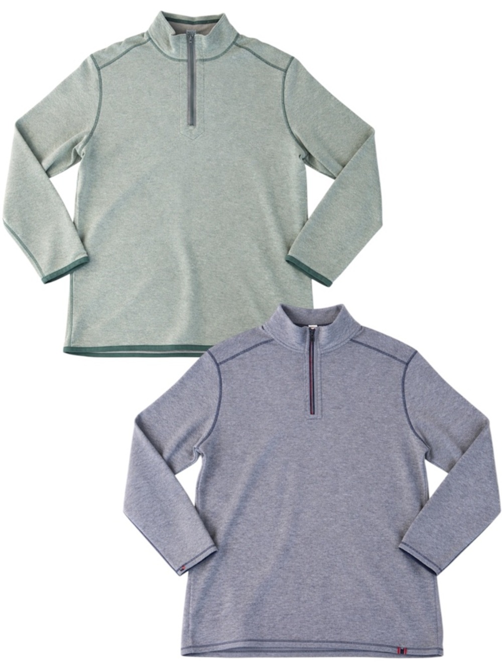 Tommy Bahama men’s XL reversible quarter zip pullover bundle (2)